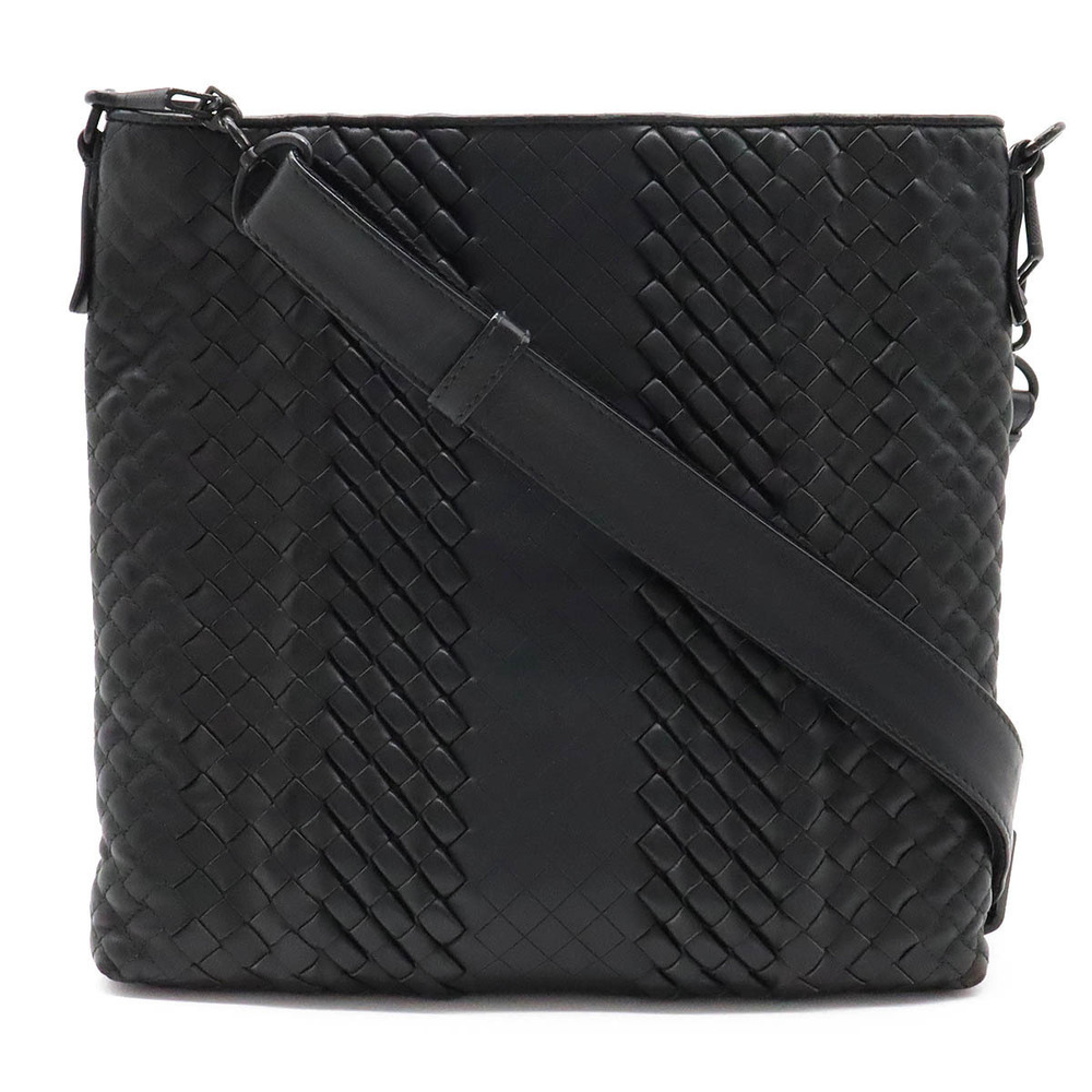 BOTTEGA VENETA Intreccio Imperatore Crossbody Bag Black